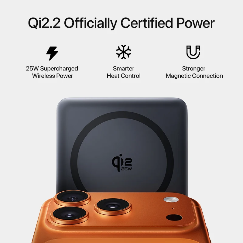 Миниатюра Внешний аккумулятор Baseus 10000 мАч, Qi2 25W, USB-C PD 45W