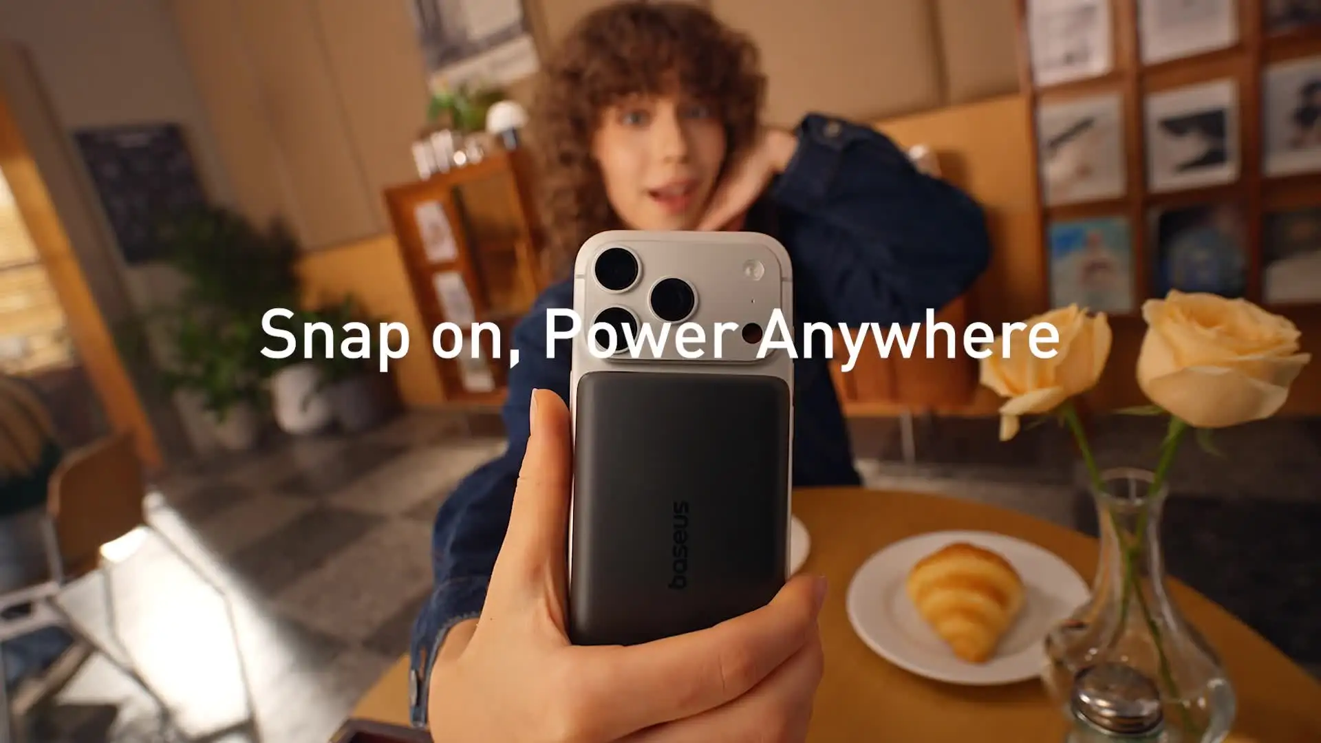 Миниатюра Внешний аккумулятор Baseus 10000 мАч, Qi2 25W, USB-C PD 45W