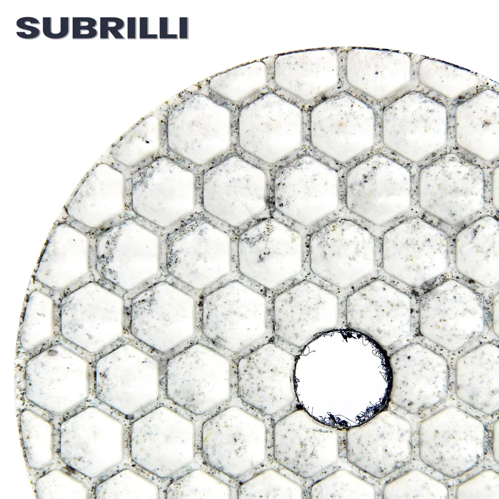 Алмазные диски для полировки камня SUBRILLI, 80/100/125 мм