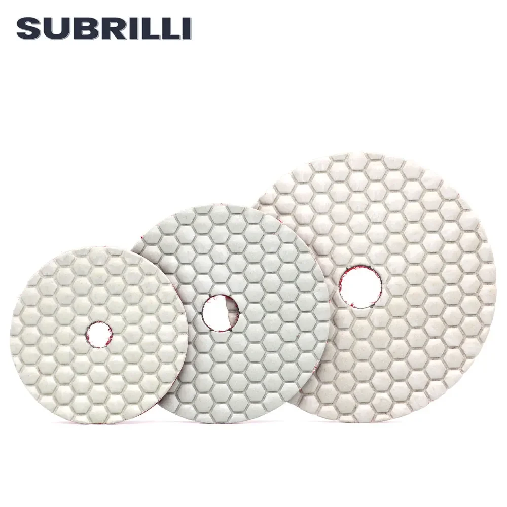 Миниатюра Алмазные диски для полировки камня SUBRILLI, 80/100/125 мм