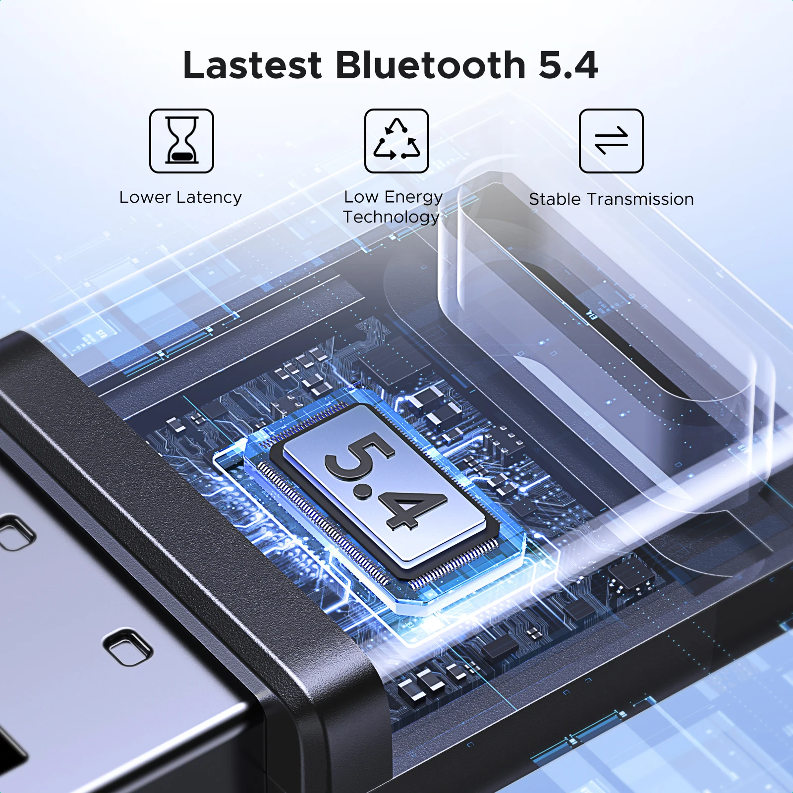 USB-адаптер Bluetooth 5.4 UGREEN для ПК и ноутбука