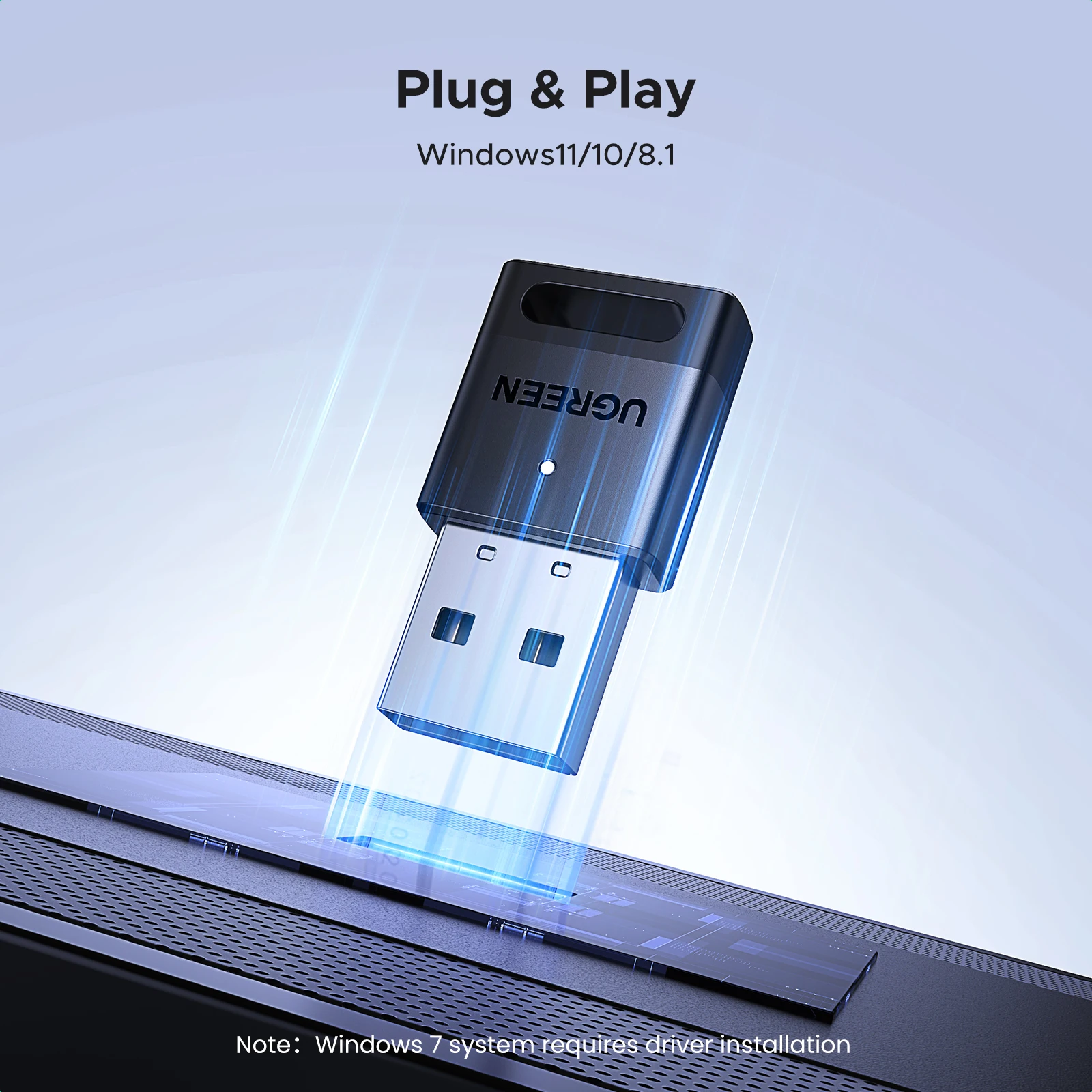 USB-адаптер Bluetooth 5.4 UGREEN для ПК и ноутбука