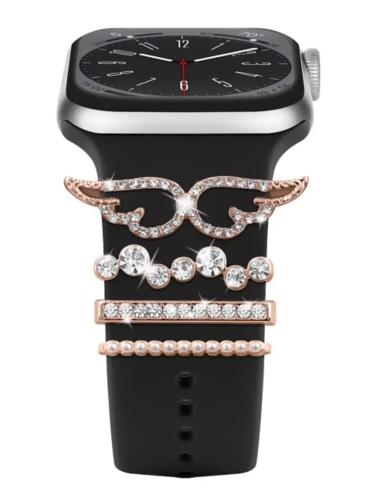 Миниатюра Браслет для Apple Watch с бриллиантами (44 мм, Ultra 2, SE, Series 3/8/9) и Samsung/Huawei (20/22 мм)