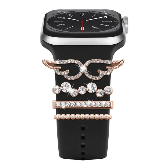 Браслет для Apple Watch с бриллиантами (44 мм, Ultra 2, SE, Series 3/8/9) и Samsung/Huawei (20/22 мм)