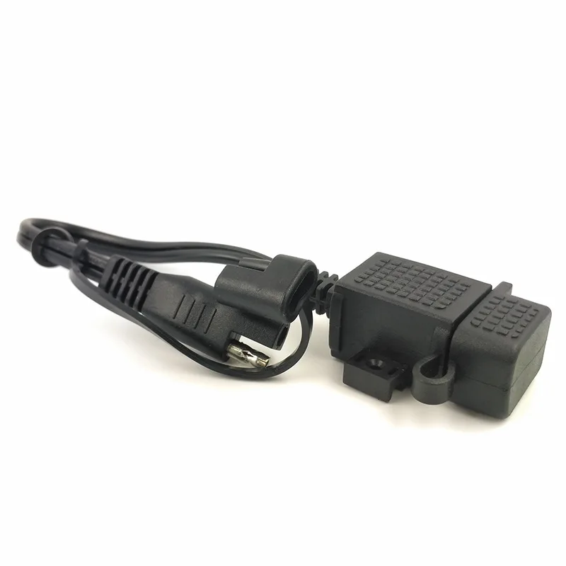 Миниатюра Зарядка для мотоцикла SAE на 2 USB, водонепроницаемая