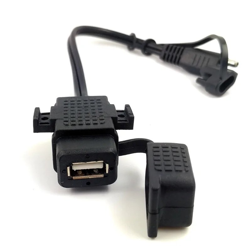 Зарядка для мотоцикла SAE на 2 USB, водонепроницаемая