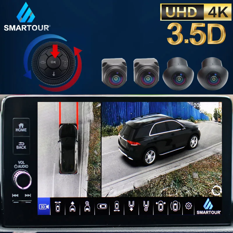 Миниатюра Автомобильный видеорегистратор Smartour с обзором 360°