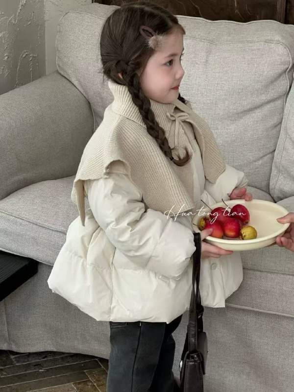 Детская зимняя куртка Dollbling для школы и прогулки