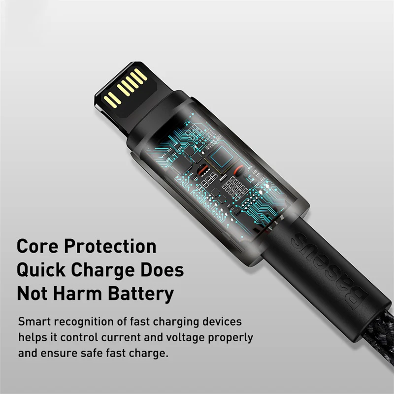 Кабель Baseus 20 Вт USB C для iPhone 14 13 11 8 XR PD Кабель для быстрой зарядки iPhone 12 SE USB типа C Кабель для быстрой зарядки для Macbook