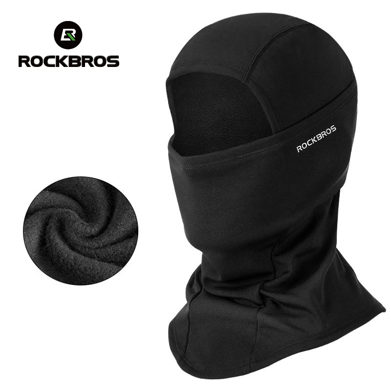 Веломаска зимняя флисовая ROCKBROS, защита от холода