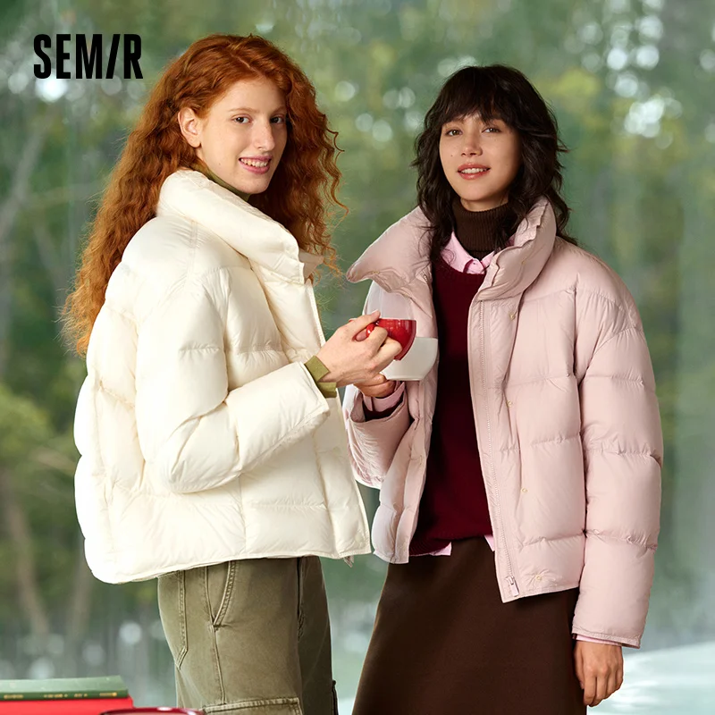 Миниатюра Женская пуховая куртка Semir с гусиным пухом