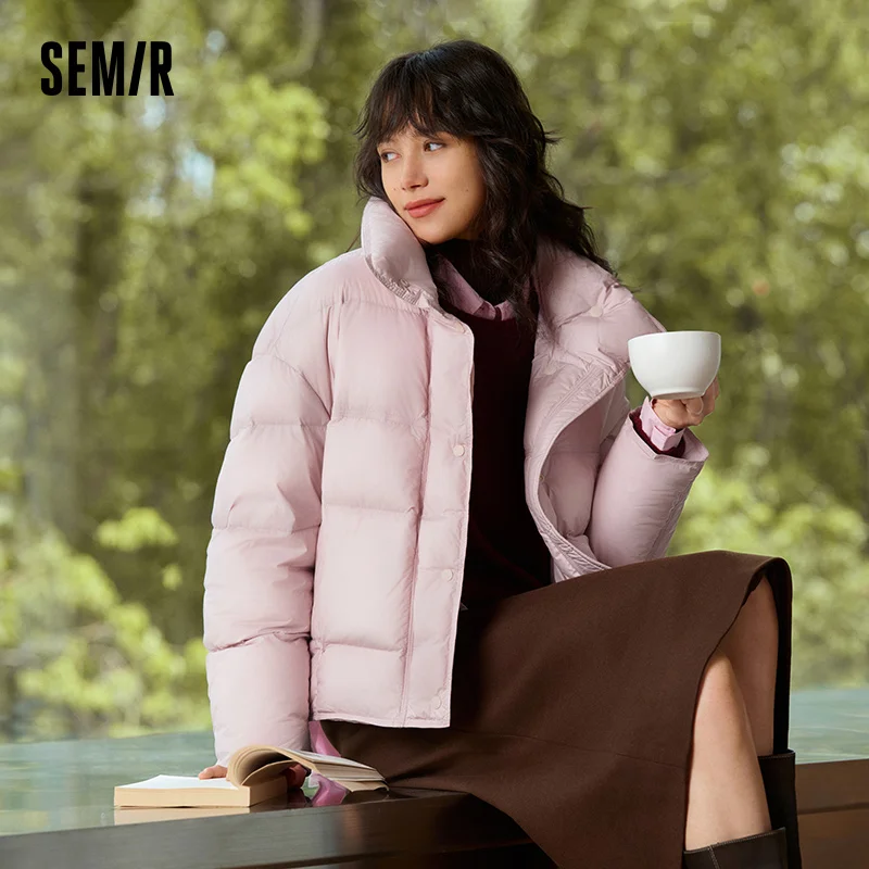 Миниатюра Женская пуховая куртка Semir с гусиным пухом