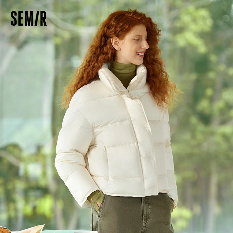 Миниатюра Женская пуховая куртка Semir с гусиным пухом