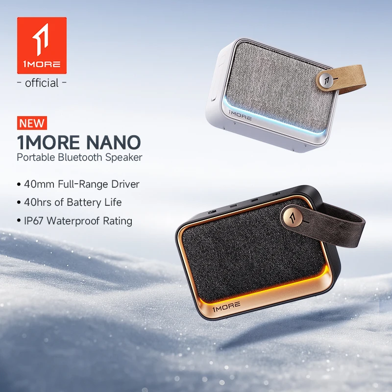 Миниатюра Портативная колонка 1MORE NANO с RGB подсветкой