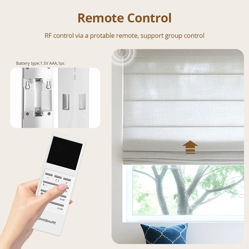 Миниатюра Zigbee-мотор Zemismart для жалюзи