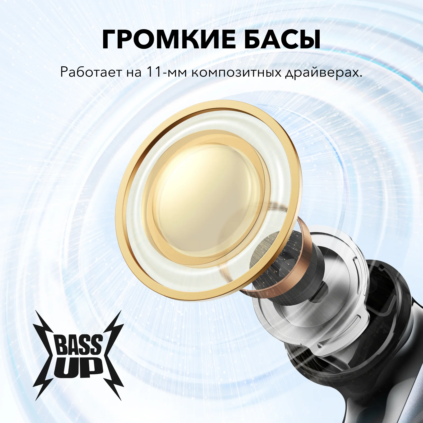 Беспроводные наушники Soundcore P40i с шумоподавлением