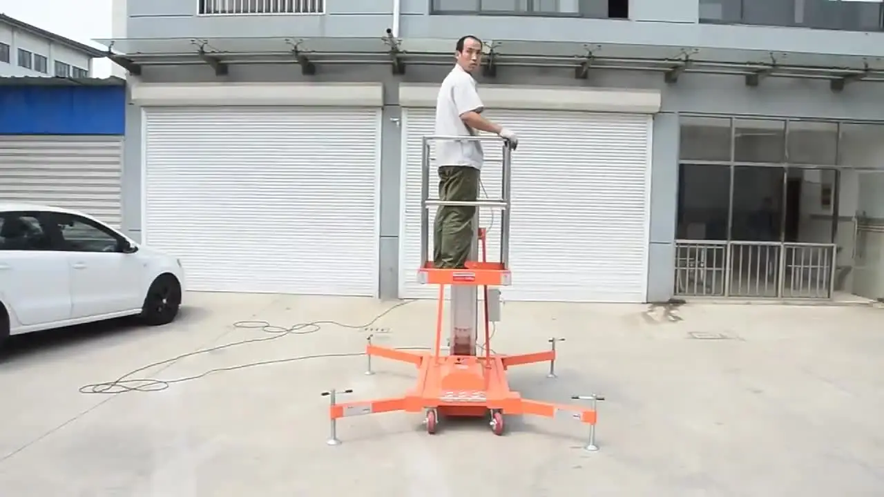 Миниатюра Гидравлический подъемник-мачта Eterlift, 4-16 м, 200 кг