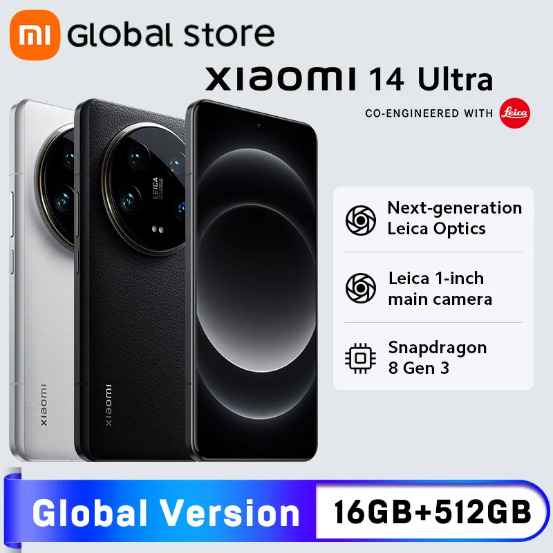 Смартфон Xiaomi 14 Ultra, 16/512 ГБ, камера Leica 50 МП