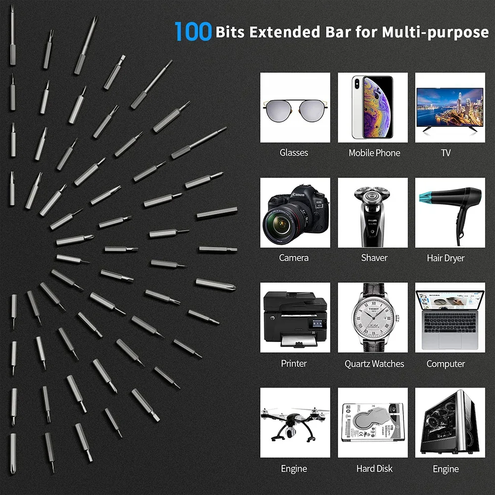Миниатюра Прецизионный шуруповерт UF·TOOLS 120 в 1