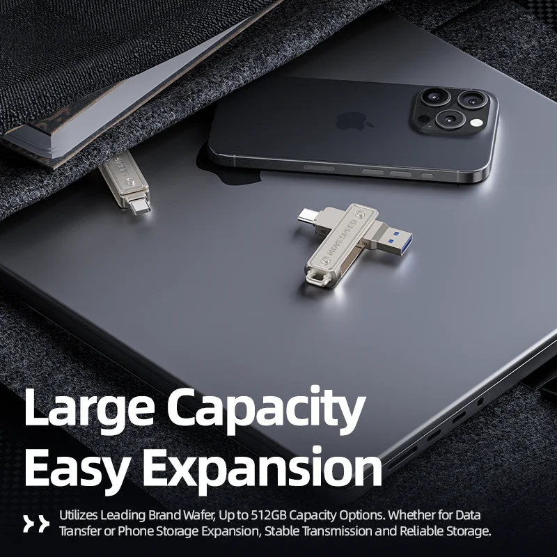 Флешка MOVESPEED USB Type-C, 64–512 ГБ