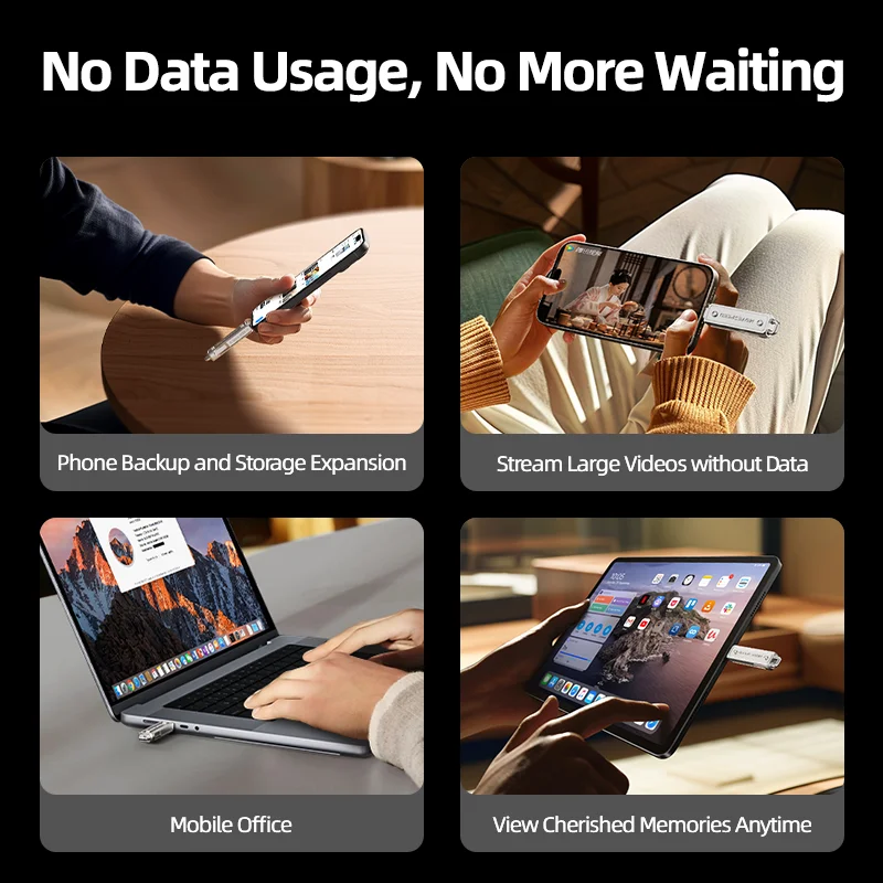 Миниатюра Флешка MOVESPEED USB Type-C, 64–512 ГБ