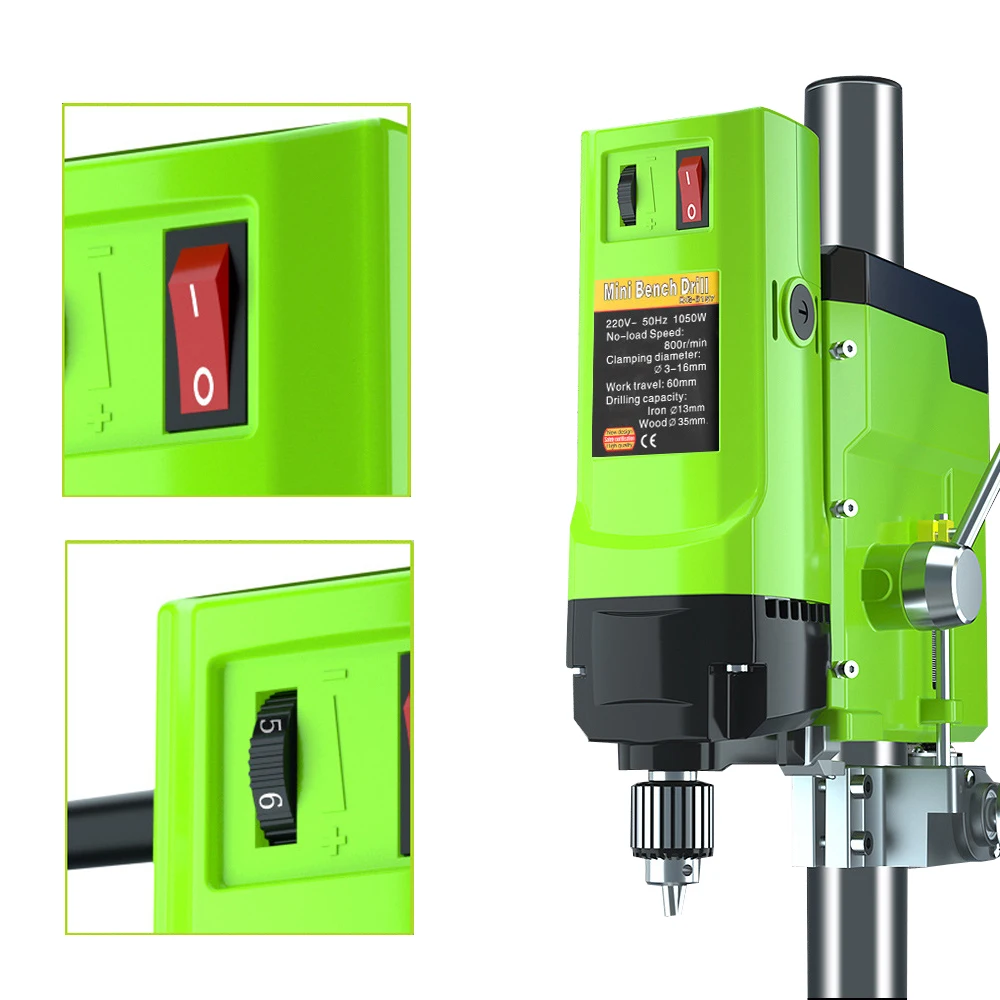 Миниатюра Электрическая дрель Allsome BG-5157 1050 Вт