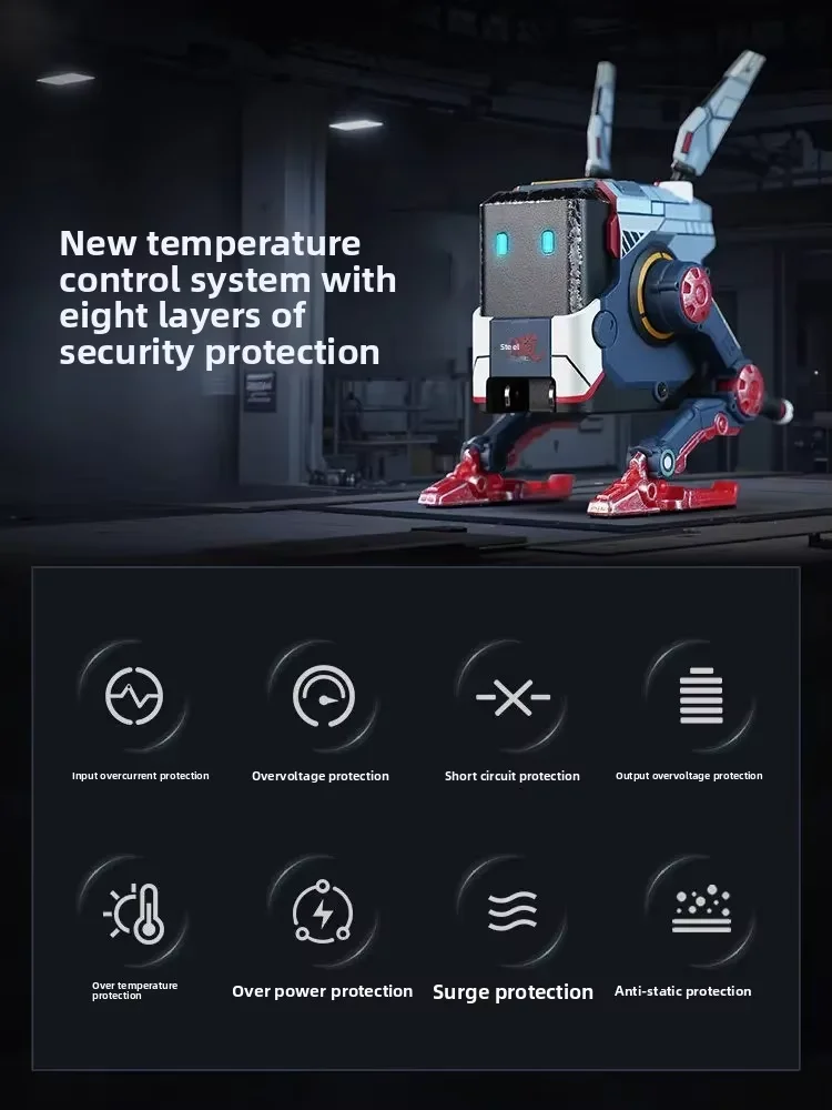Миниатюра Сетевое зарядное устройство GravaStar Alpha65, 65 Вт