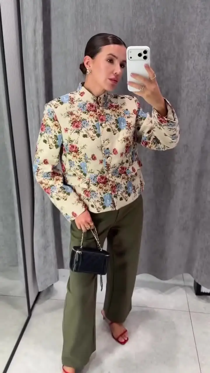 Миниатюра Женский пиджак Chin.Sweety в китайском стиле, полиэстер