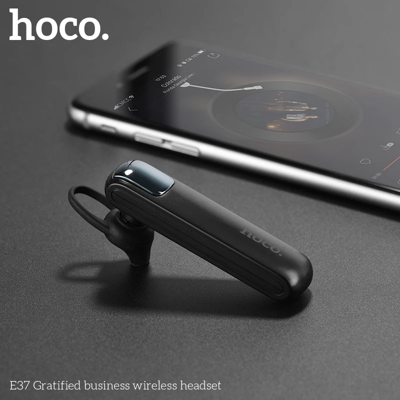 Миниатюра Bluetooth-гарнитура HOCO E37 с микрофоном