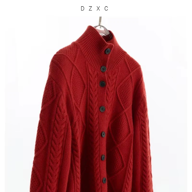 Миниатюра Женский зимний кардиган RED Valentino, шерсть с нейлоном