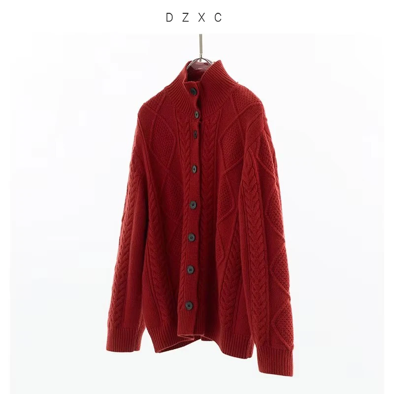 Миниатюра Женский зимний кардиган RED Valentino, шерсть с нейлоном