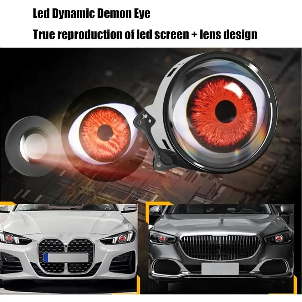 Миниатюра Светодиодная линза Devil Eye для фары, 6 режимов