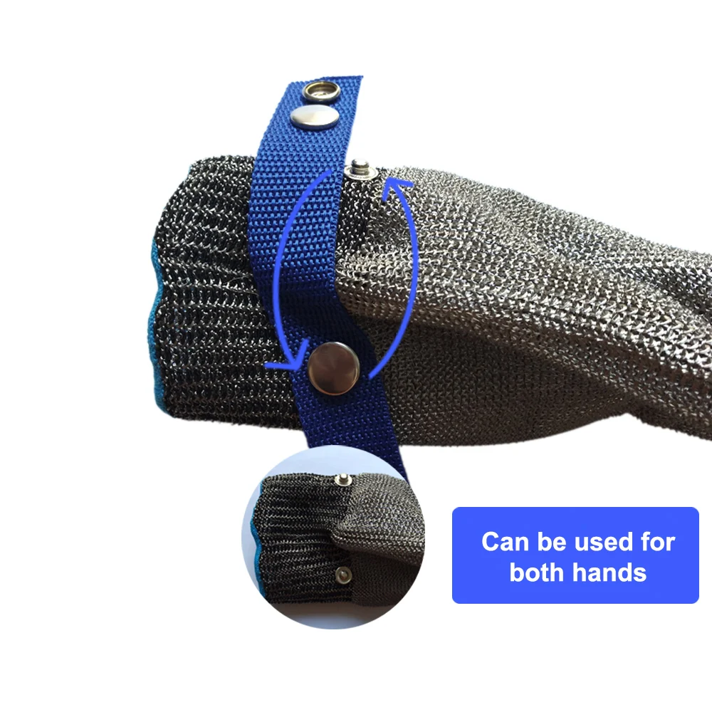 Защитные перчатки QEAR SAFETY из нержавеющей стали  ISO13997, уровень резки F