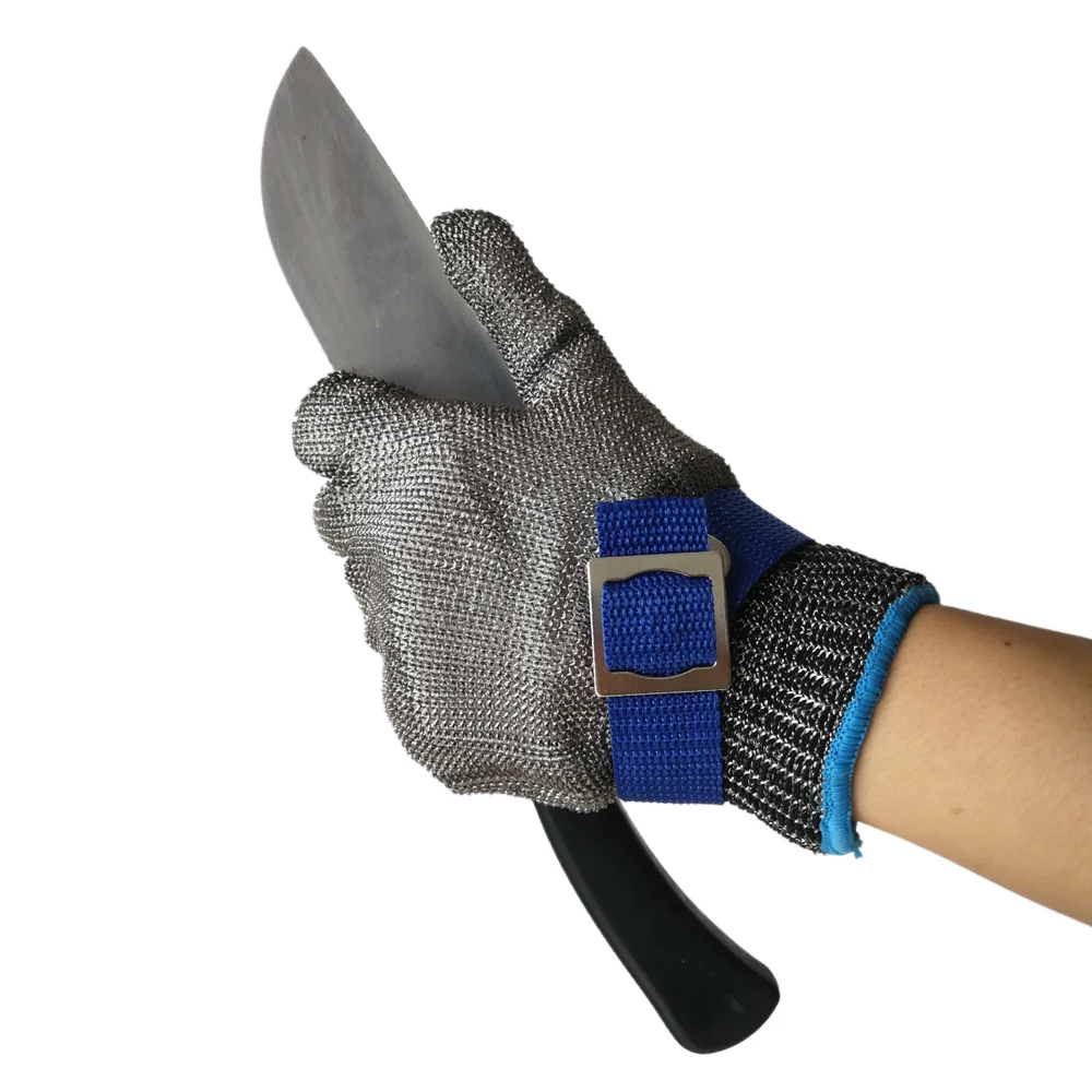 Защитные перчатки QEAR SAFETY из нержавеющей стали  ISO13997, уровень резки F