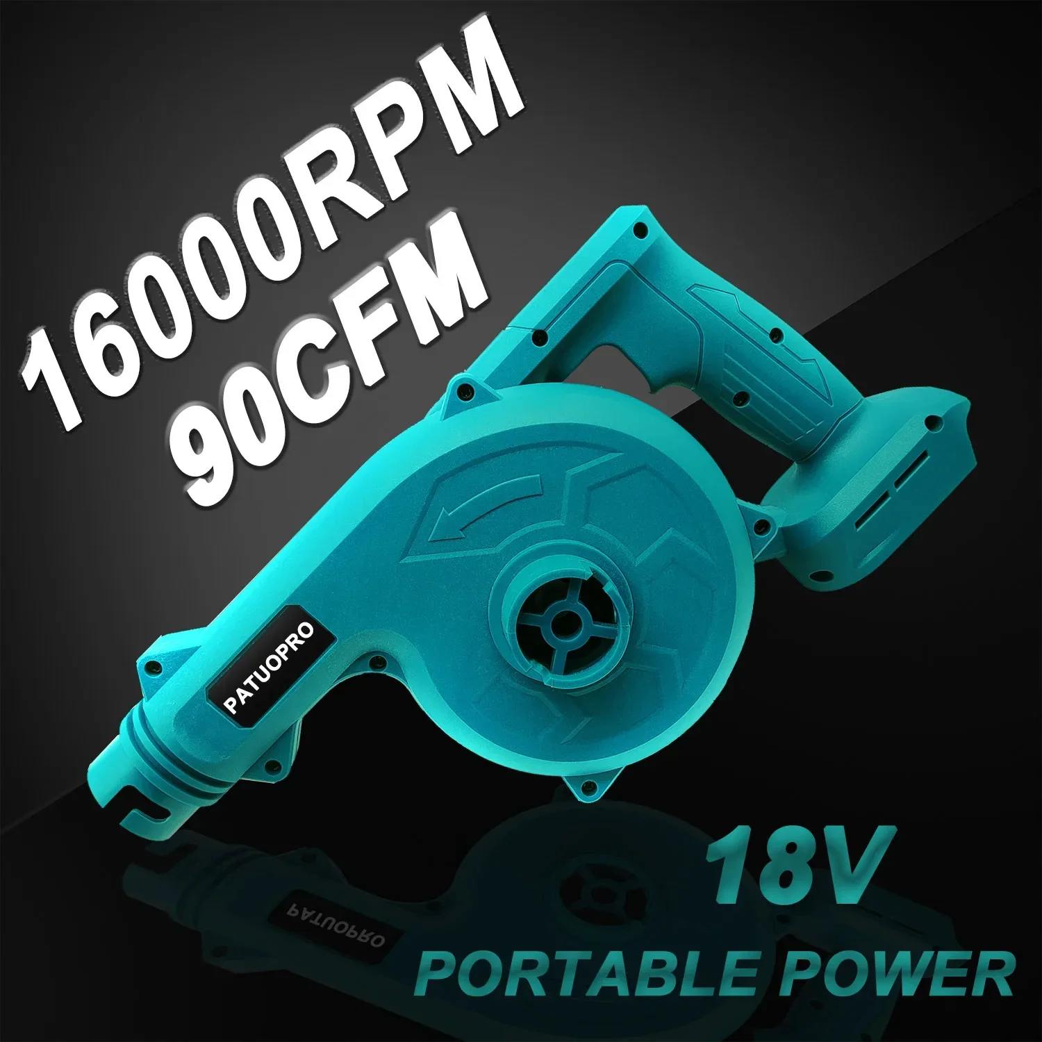 Миниатюра Беспроводная воздуходувка PATUOPRO для Makita 18V