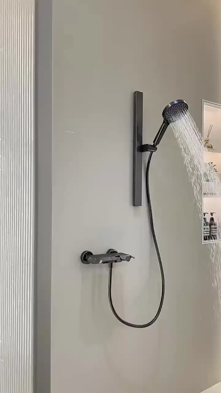 Душевая система Simple Showers System, алюминий, серый и кремовый