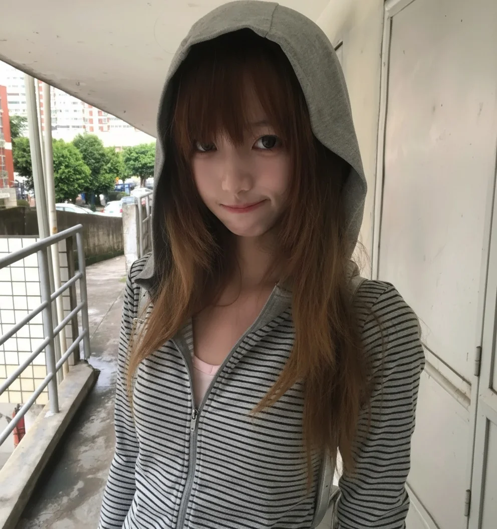 Миниатюра Женская толстовка Tonngirls в полоску