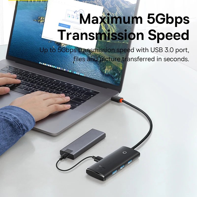 USB-концентратор Baseus на 4 порта