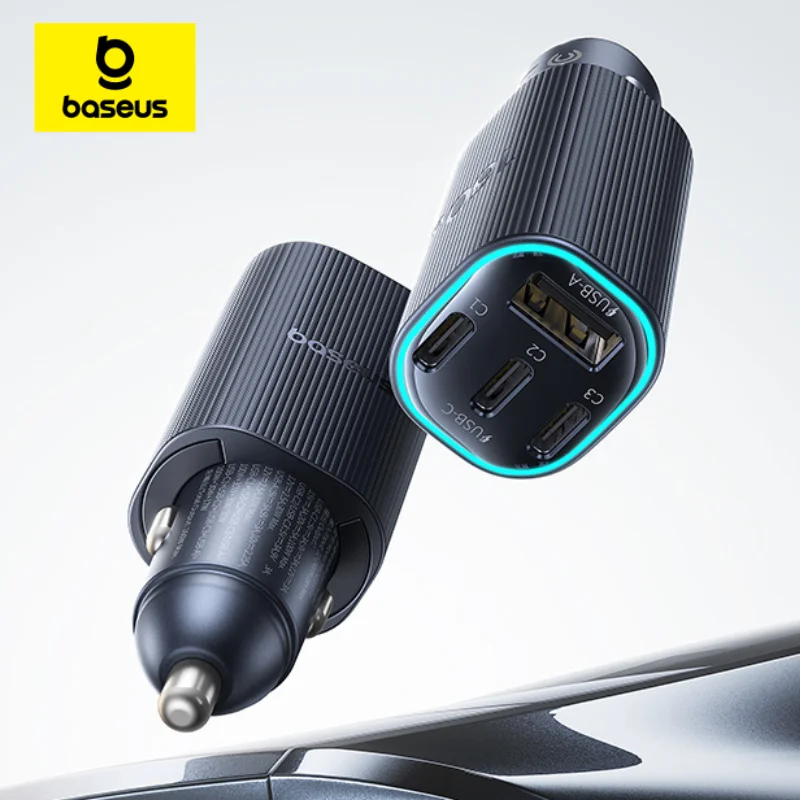 Автомобильная зарядка Baseus 160W, USB-C PD3.0/PPS