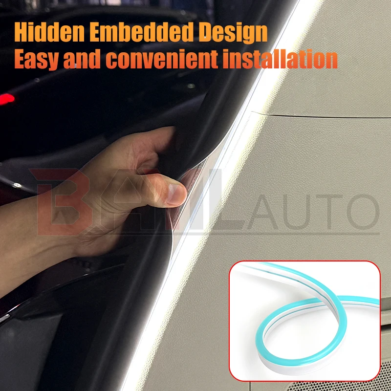 Миниатюра Светодиодная лента для подсветки багажника, 12 В, водонепроницаемая