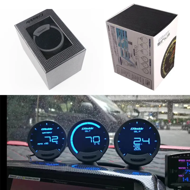 Миниатюра Комплект датчиков и манометров Greddi Sirius с OBD-контроллером