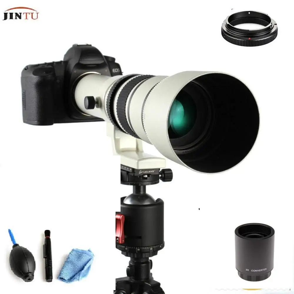 Телеобъектив JINTU 500/1000 мм f/8.0 для камеры