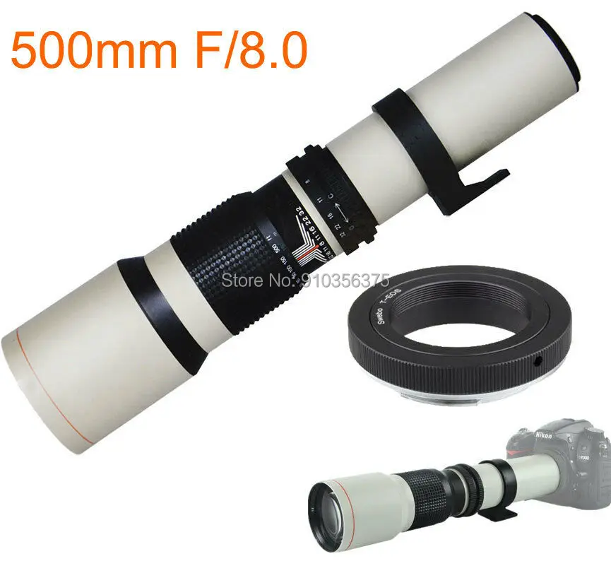 Миниатюра Телеобъектив JINTU 500/1000 мм f/8.0 для камеры