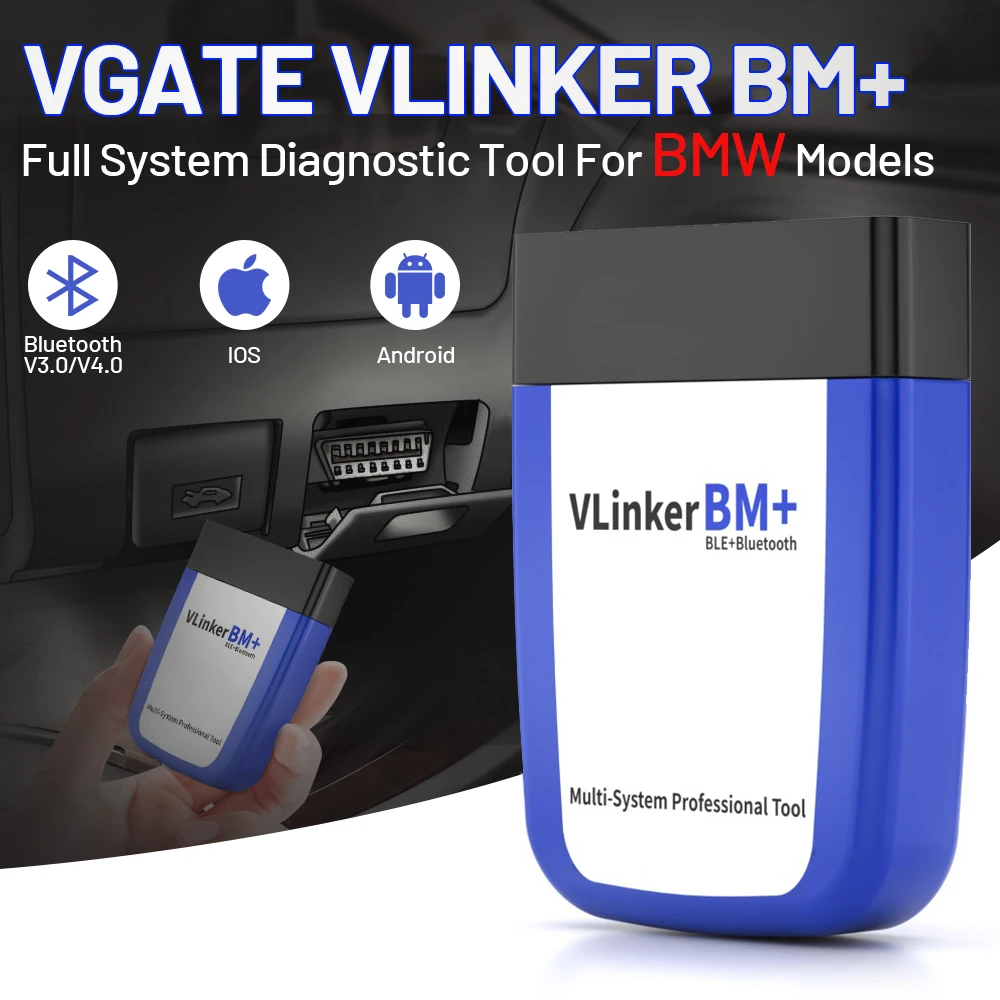 Миниатюра Автосканер Vgate VLinker BM+ для BMW