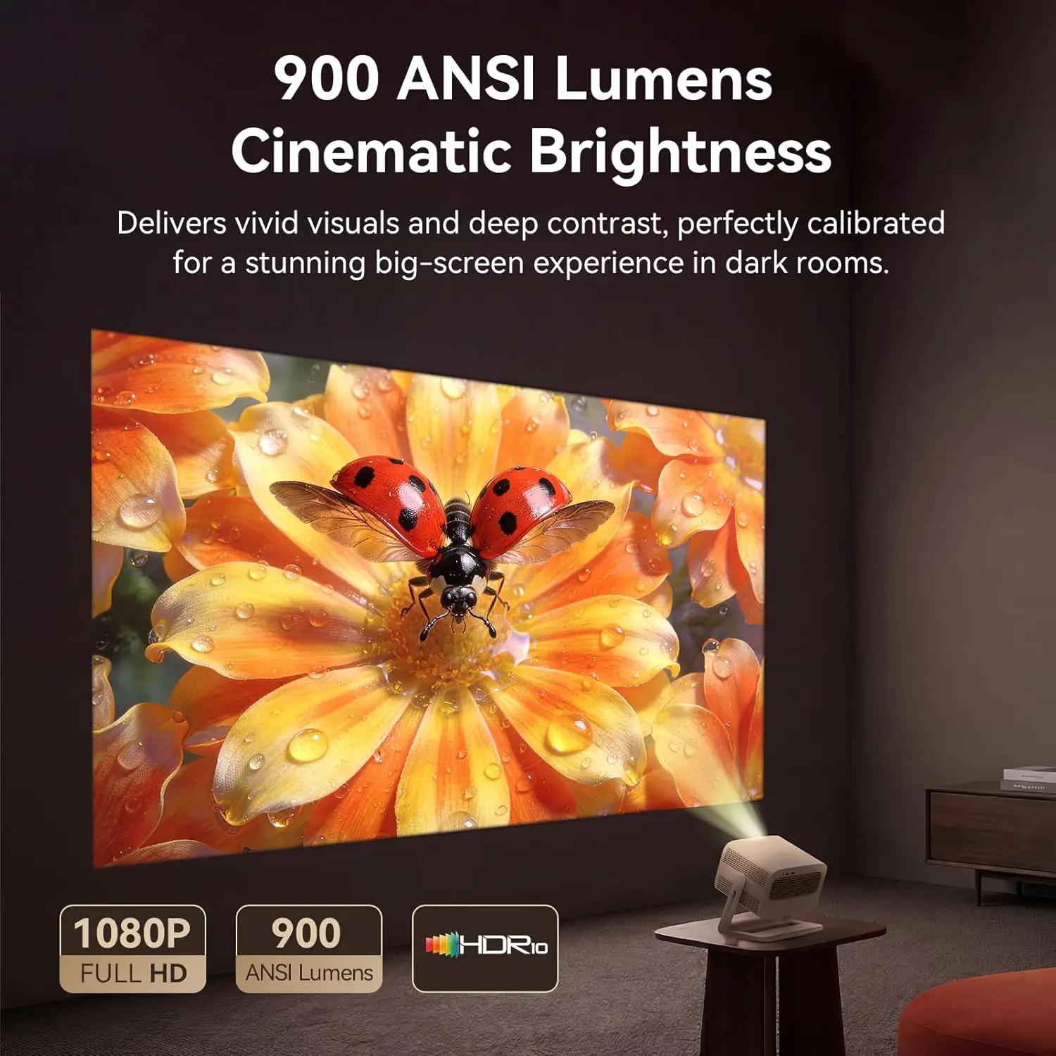 Проектор WANBO Vali 1 Pro Google TV 14 900 ANSI 1080P