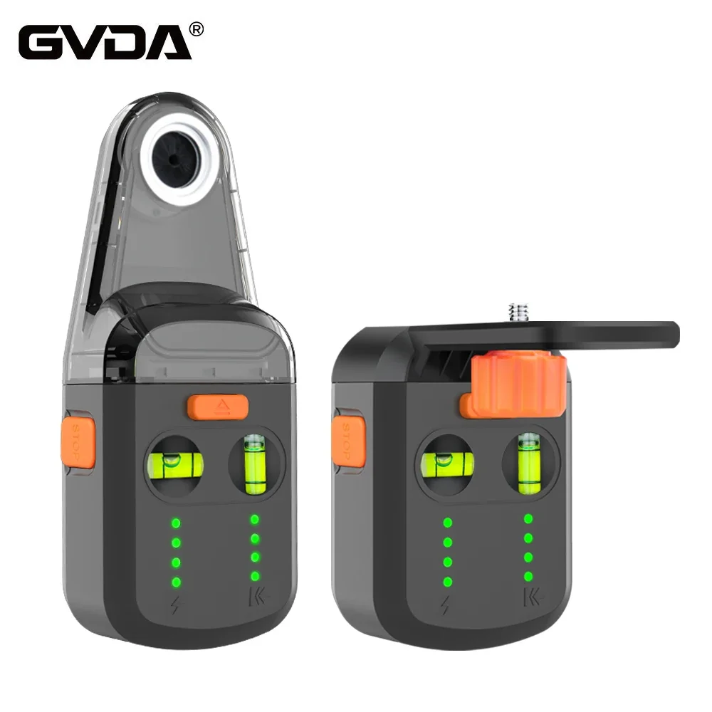 Миниатюра Лазерный уровень 3-в-1 портативный с красным лучом GVDA