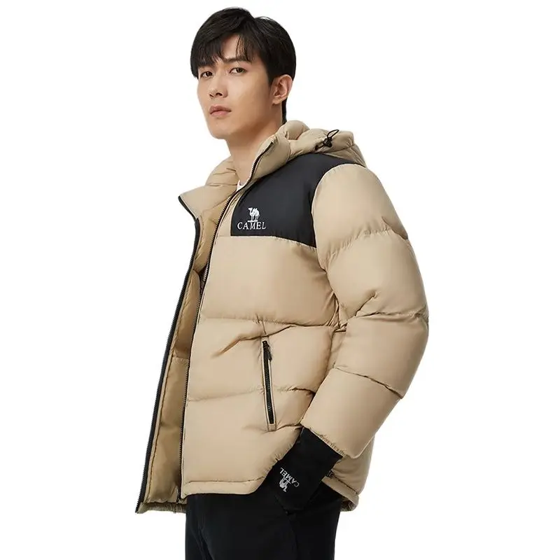 Зимний пуховик Golden Camel из белого утиного пуха