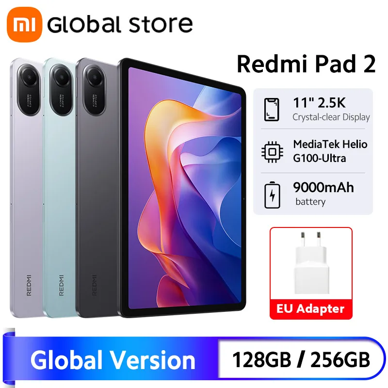 Миниатюра Планшет Xiaomi Redmi Pad 2, 11", 8/256 ГБ