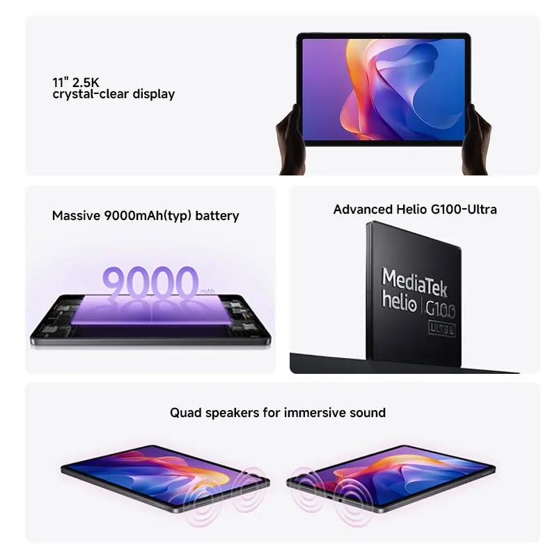Миниатюра Планшет Xiaomi Redmi Pad 2, 11", 8/256 ГБ