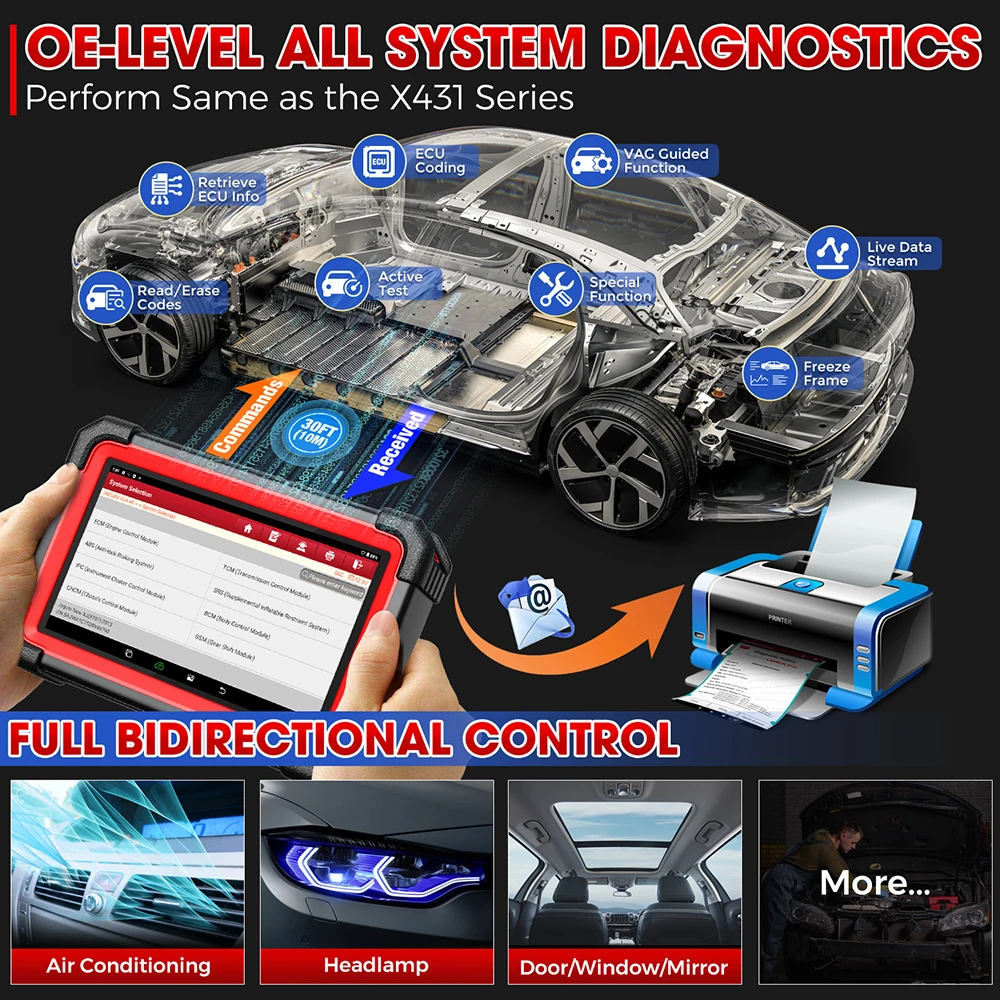 Миниатюра Автосканер LAUNCH X431 CRP919E BT с CAN FD